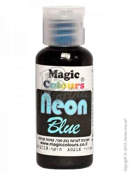 Неоновый универсальный краситель Magic Colours NEON 32 гр-Неоновый Синий< фото цена